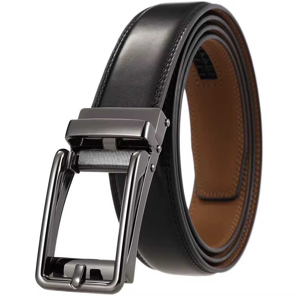 Ceinture en Cuir à Boucle Automatique