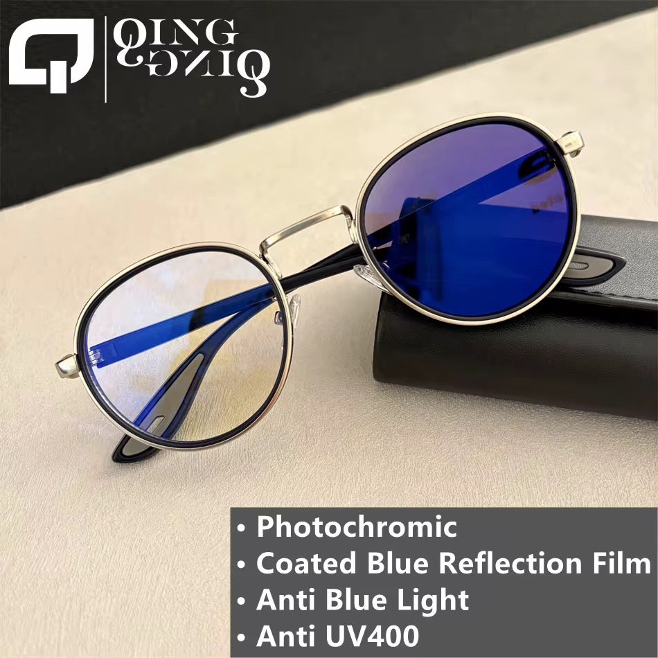 🕶️ Lunettes Photochromiques Vintage – Protection & Style au Quotidien,Photogray