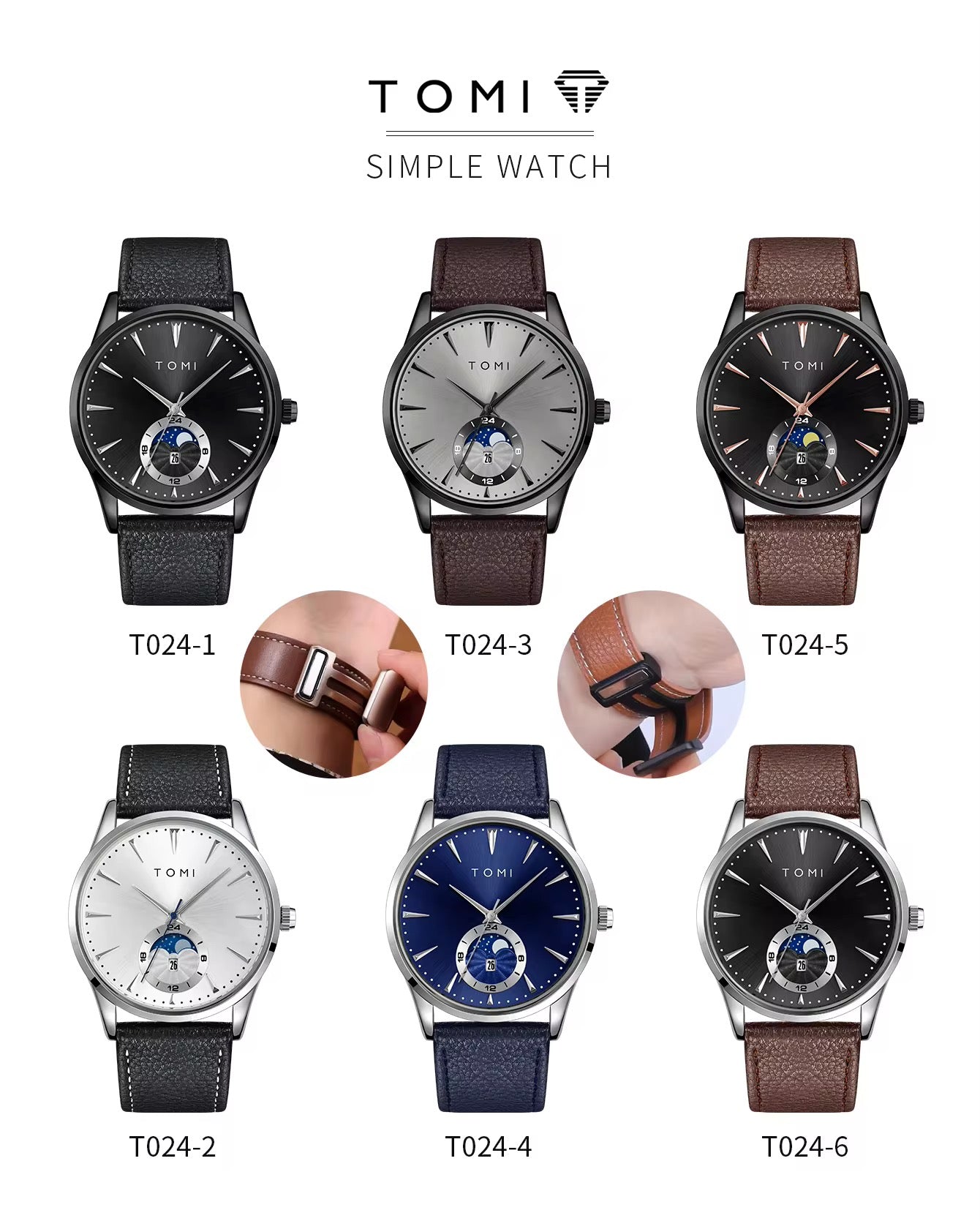 Montre à quartz TOMI024