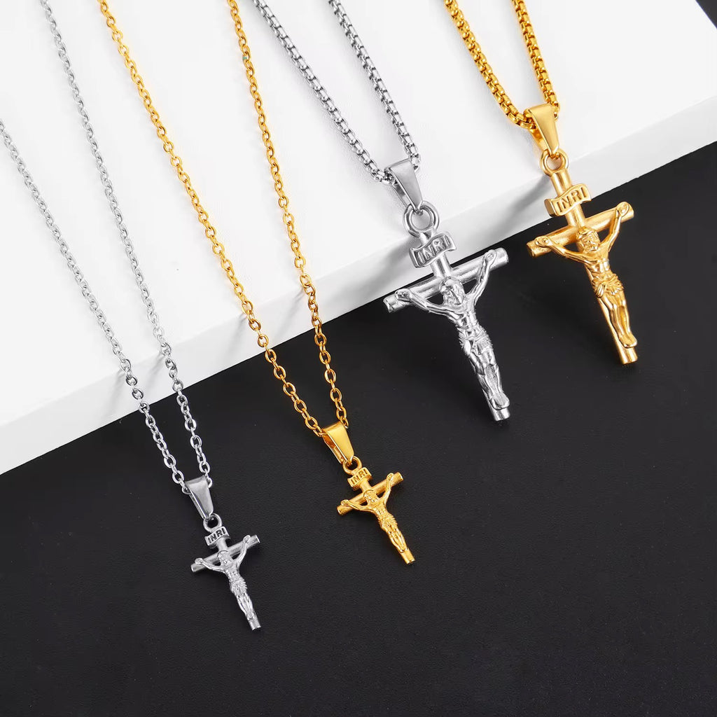 Collier Jésus-Christ Crucifix Divin™ – Foi & Élégance