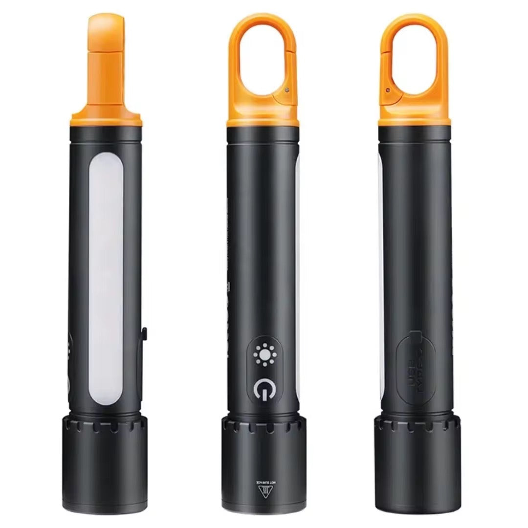 🔦 Lampe Torche LED Rechargeable Multifonction – Éclairage Ultra Puissant + Pow