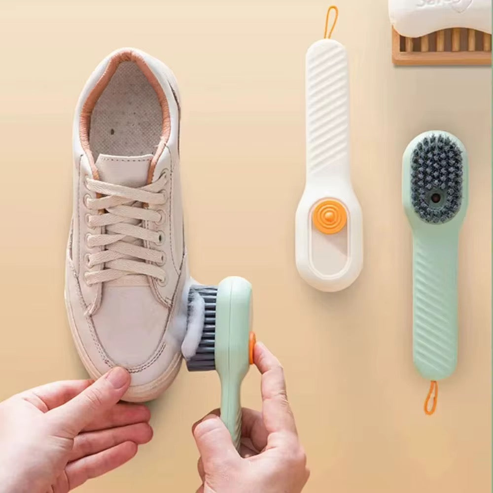 Brosse de Nettoyage Multifonction avec Distributeur de Savon