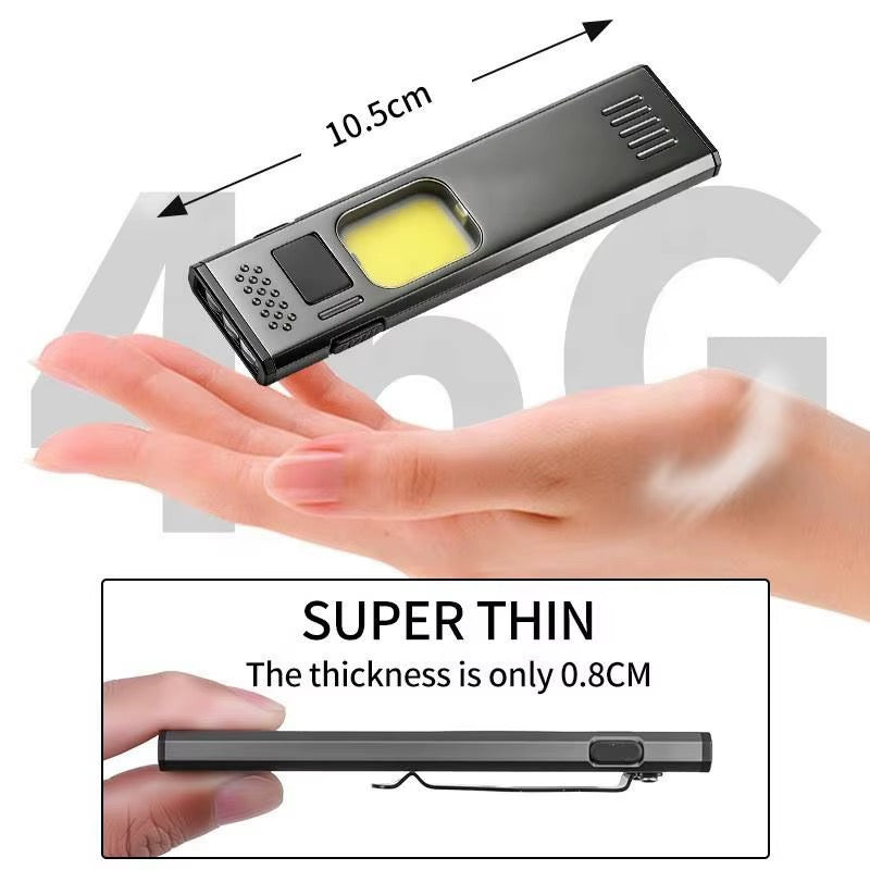Lampe Torche Magnétique LED COB Ultra-Puissante Rechargeable – Éclairage 360°