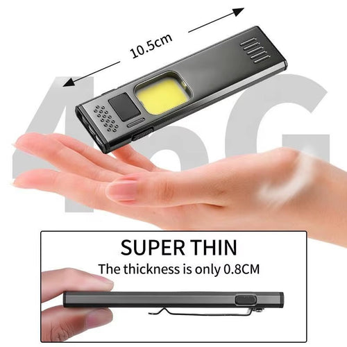 Lampe Torche Magnétique LED COB Ultra-Puissante Rechargeable – Éclairage 360°