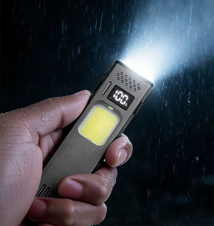 Lampe Torche Magnétique LED COB Ultra-Puissante Rechargeable – Éclairage 360°