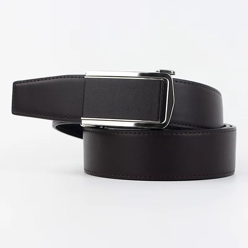 🖤 Ceinture Homme en Cuir de Vachette – Boucle Automatique Premium