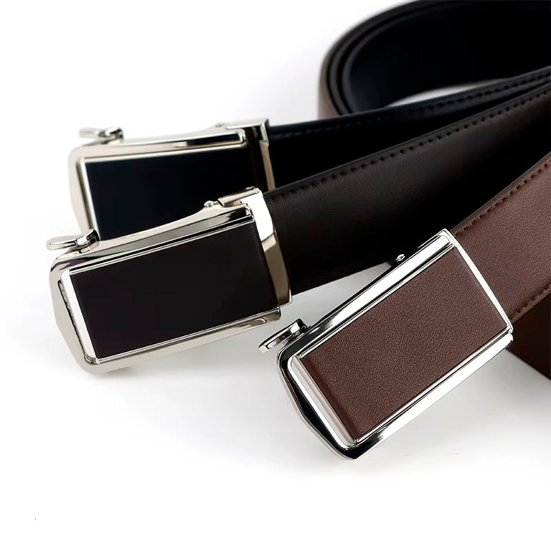 🖤 Ceinture Homme en Cuir de Vachette – Boucle Automatique Premium