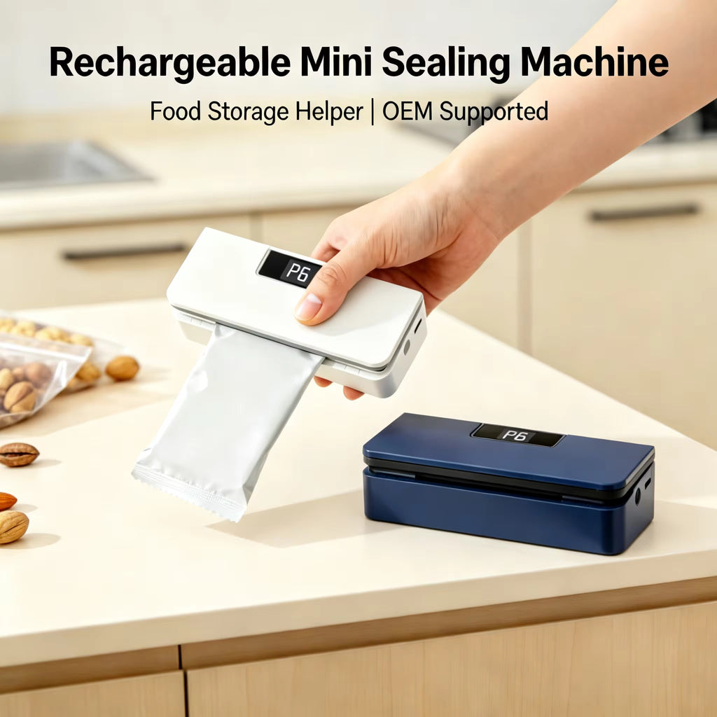 ✨ Mini Scelleuse Électrique Rechargeable P6 – Gardez vos aliments frais plus longtemps !